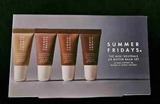 NEW AUTHENTIC Sold Out Summer Fridays Mini Butter Balm Set 5 Pieces