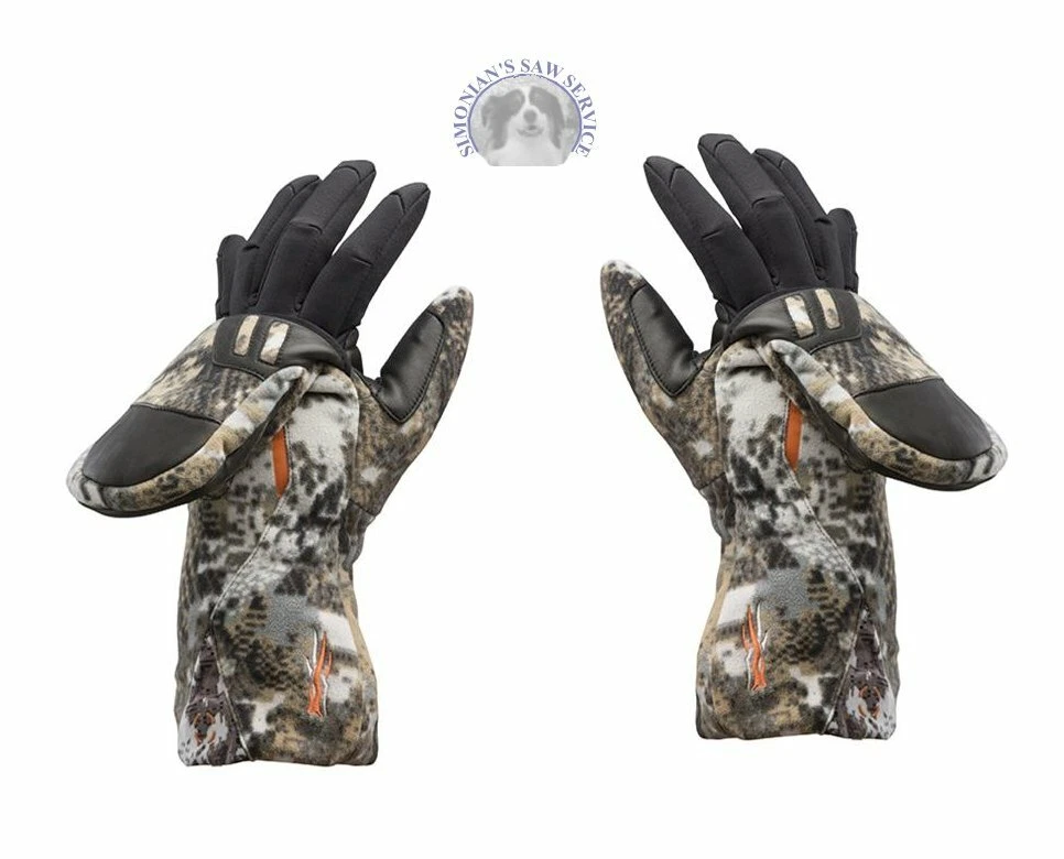 Incinerator flip mitt clearance