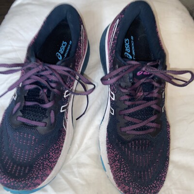 Women's Asics GT-2000 9 Knit French Blue/White Running Shoe (defect) Sz 9.5