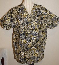 New ladies Fundamentally Cotton by White Swan scrubs shirt Size medium
