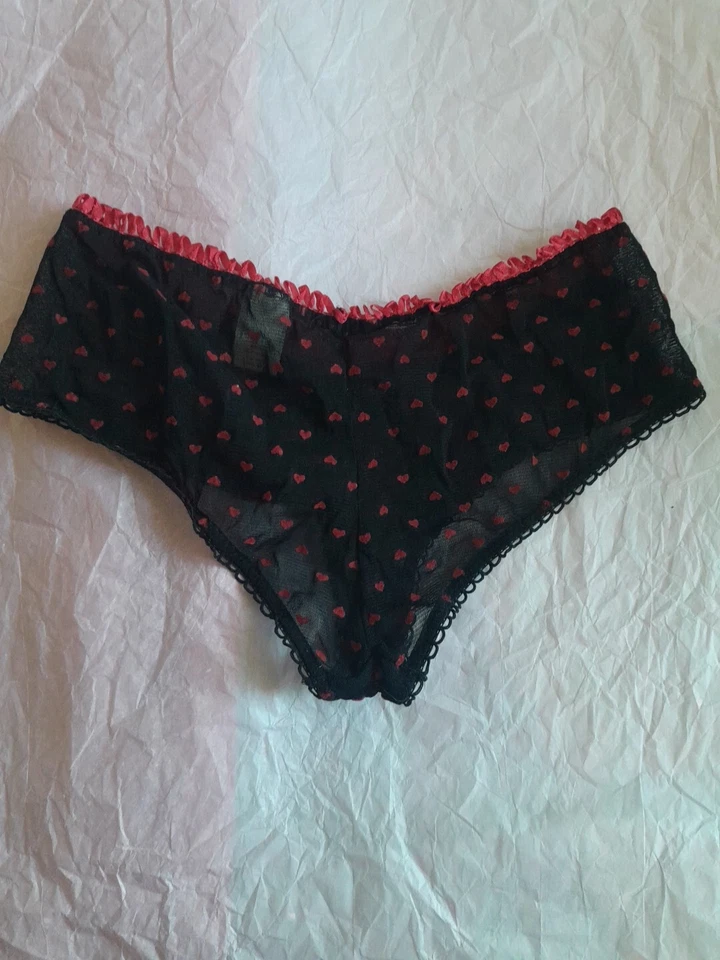 Bikini Candies Braties Med Negro Corazón Transparente Foto 4 de 4