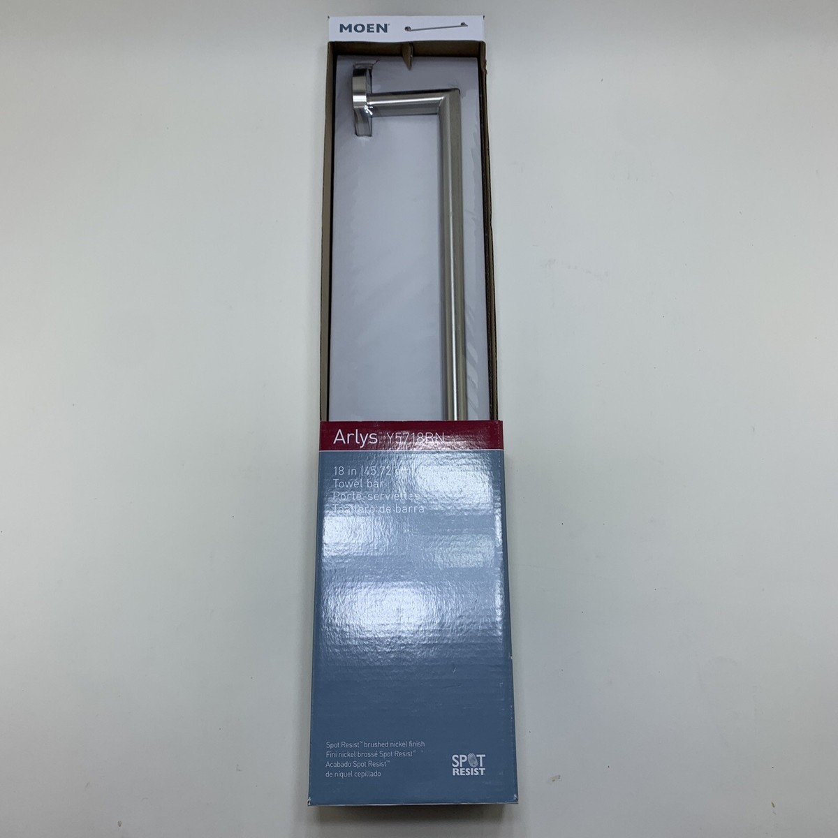 Moen Arlys 18” Stainless Steel Towel Rack Y5794BN (3)