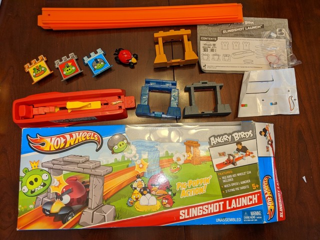 hot wheels slingshot launch