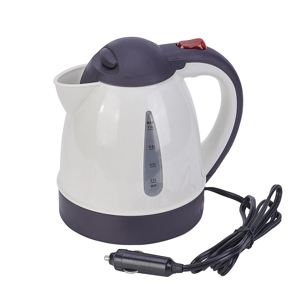 UK Car Electric 1L Kettle Water Heater Fast Boiling with Cigarette Lighter  Sock | eBay