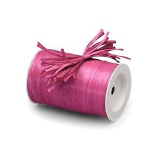 Cerise Raffia  Azalea Raffia Ribbon - Matte - 1/4in. x 100 Yds pm4434833 