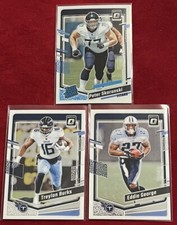 2023 Optic Titans Lot - Peter Skoronski RC/ Treylon Burks/ Eddie George