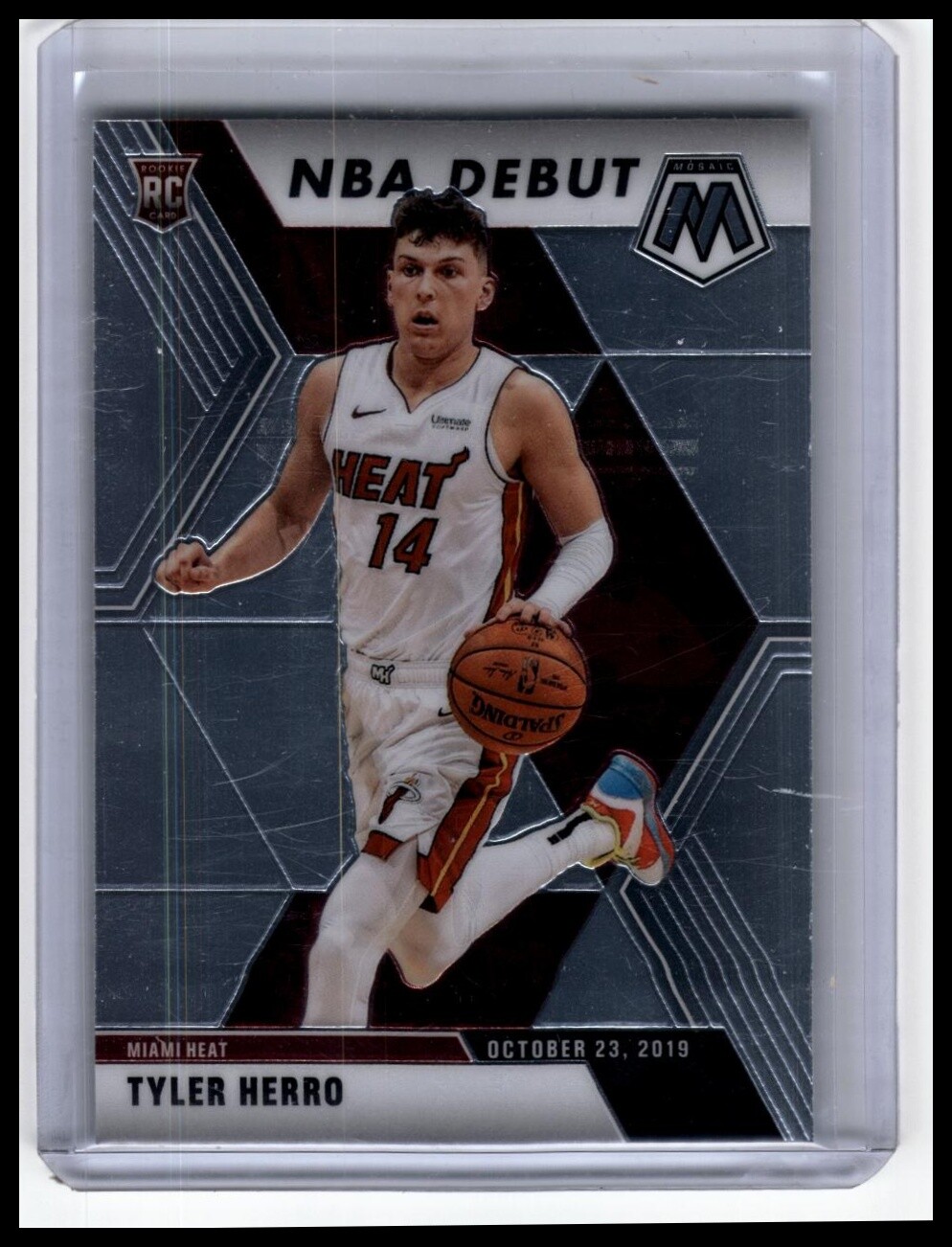 2019-20 Panini Mosaic #280 Tyler Herro Silver Prizm