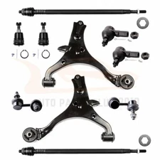 10 For 2002-06 Honda CR-V Suspension Tie Rod Sway Bar Control Arm Ball Joint Kit