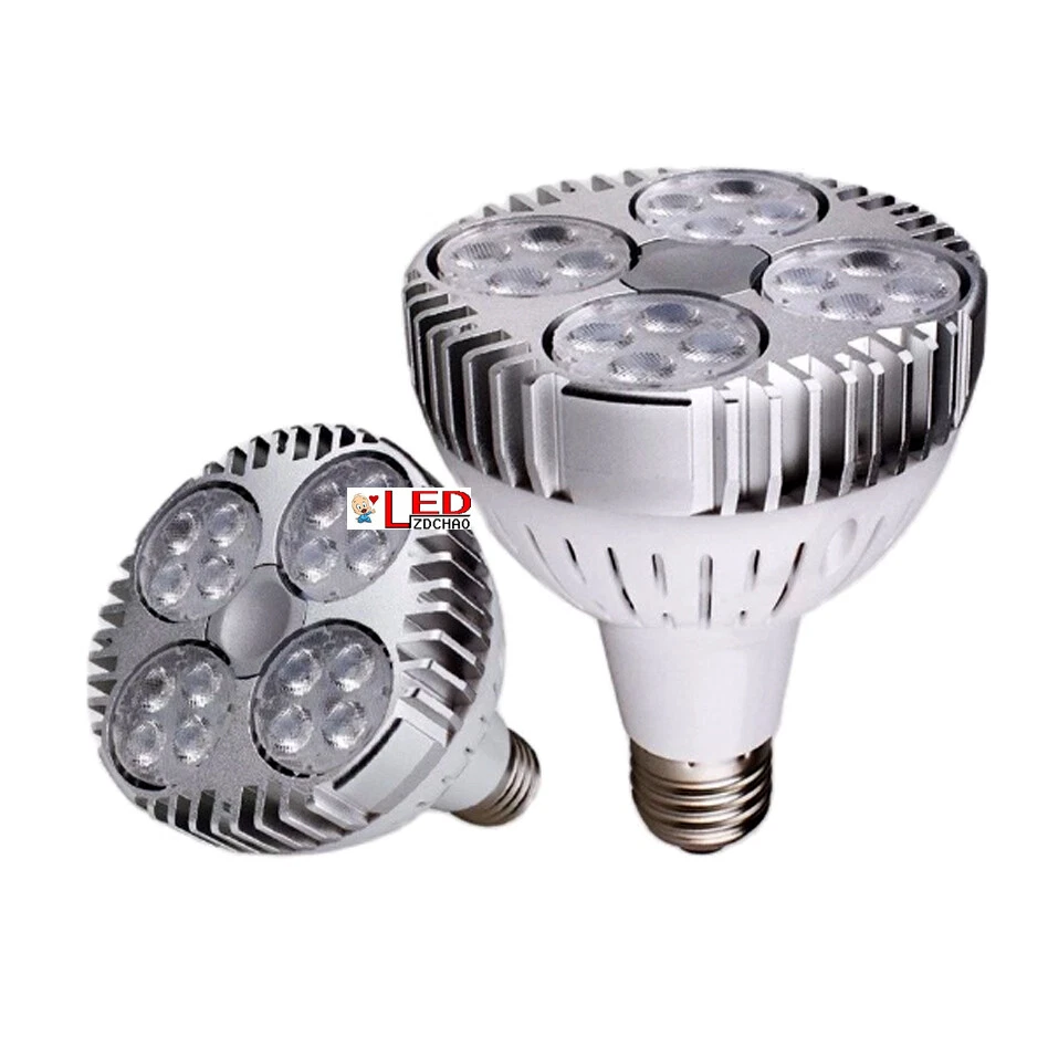 E26 E27 Led PAR30 Light 35W 35Watt White Track Lighting Spotlight Bulb 85-265V - Image 2 of 4