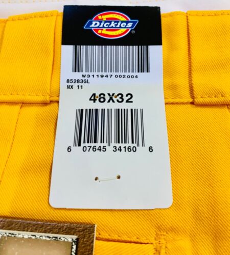 Vintage Y2K Dickies Double Knee Cell Phone Work Pant Gold Yellow 85283 NWT 32-48 - Picture 23 of 23