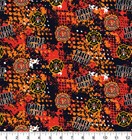 Fireman Firefighter Cotton Fabric-Firefighter Fireman Quilting Fabric-1180FF