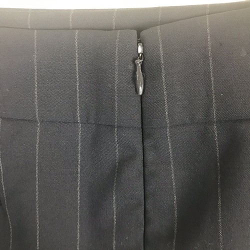 Jupe Noire De Carrière Banana Republic - Taille 8 - Laine Mélangée - Occasion Très Bon état