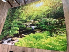 Deep Woods Backdrop Hang On A Bedroom Wall Or A Prop Size 83 x 58 Light Weight