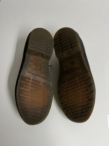Dr. Martens for life Shoes Men Brown Distressed Leather Lace-up Size 10M Read - Picture 9 of 11