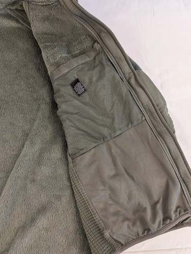 US Military Gen III Polartec 100 Cold Weather Fleece Jacket Green GC image 4