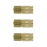 Milton 764 V-style Hi-flo Coupler Body - Brass, 1/4in. Fnpt, 3 Pack on sale Milton 764 V-style Hi-flo Coupler Body - Brass, 1/4in. Fnpt, 3 Pack on sale
