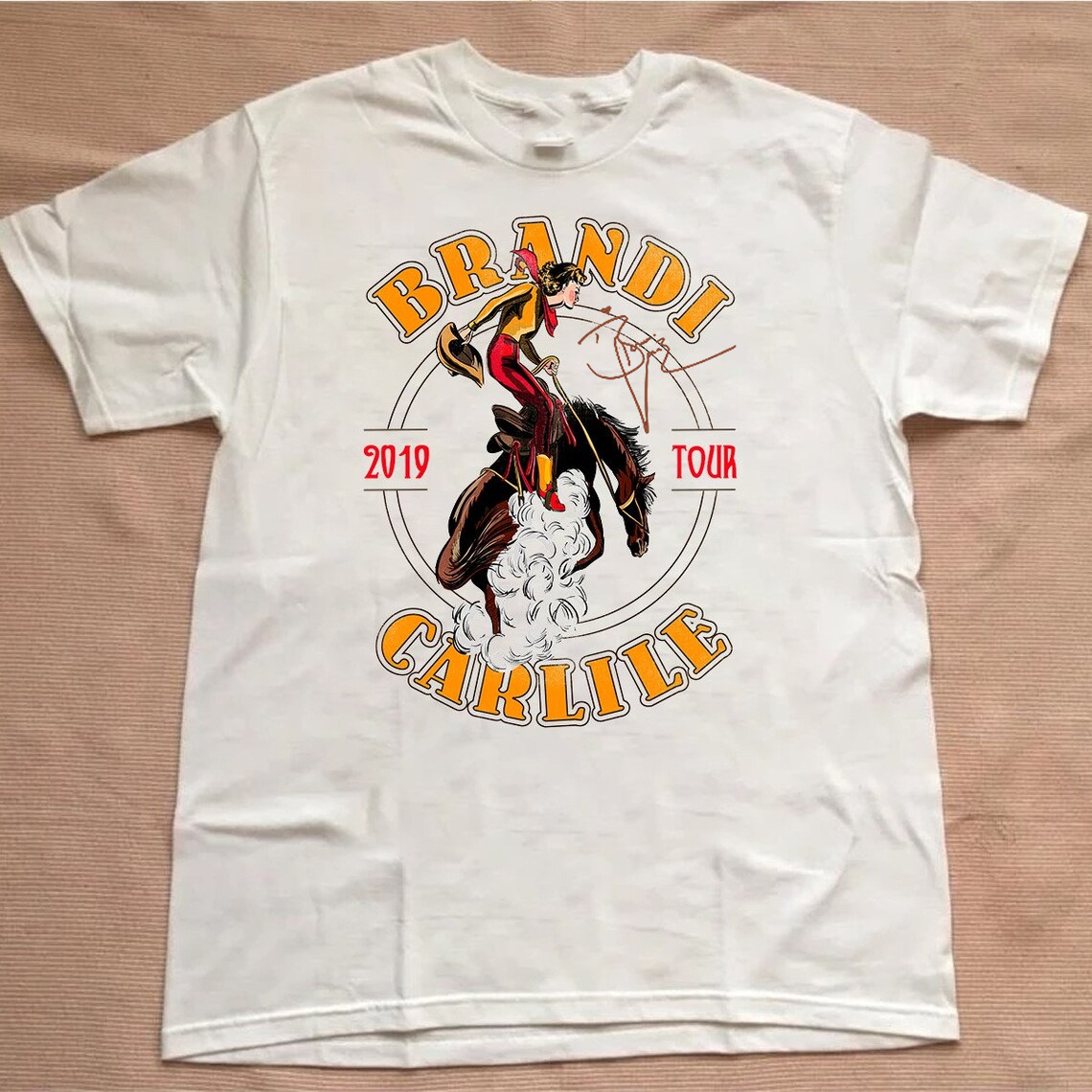 Brandi Carlile 2019 Tour With Signature T-Shirt Full Size S-5XL