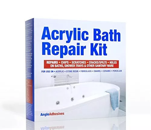 Premium Acrylic Bath Repair Kit Repairs Chips Scratches Colour Matched to