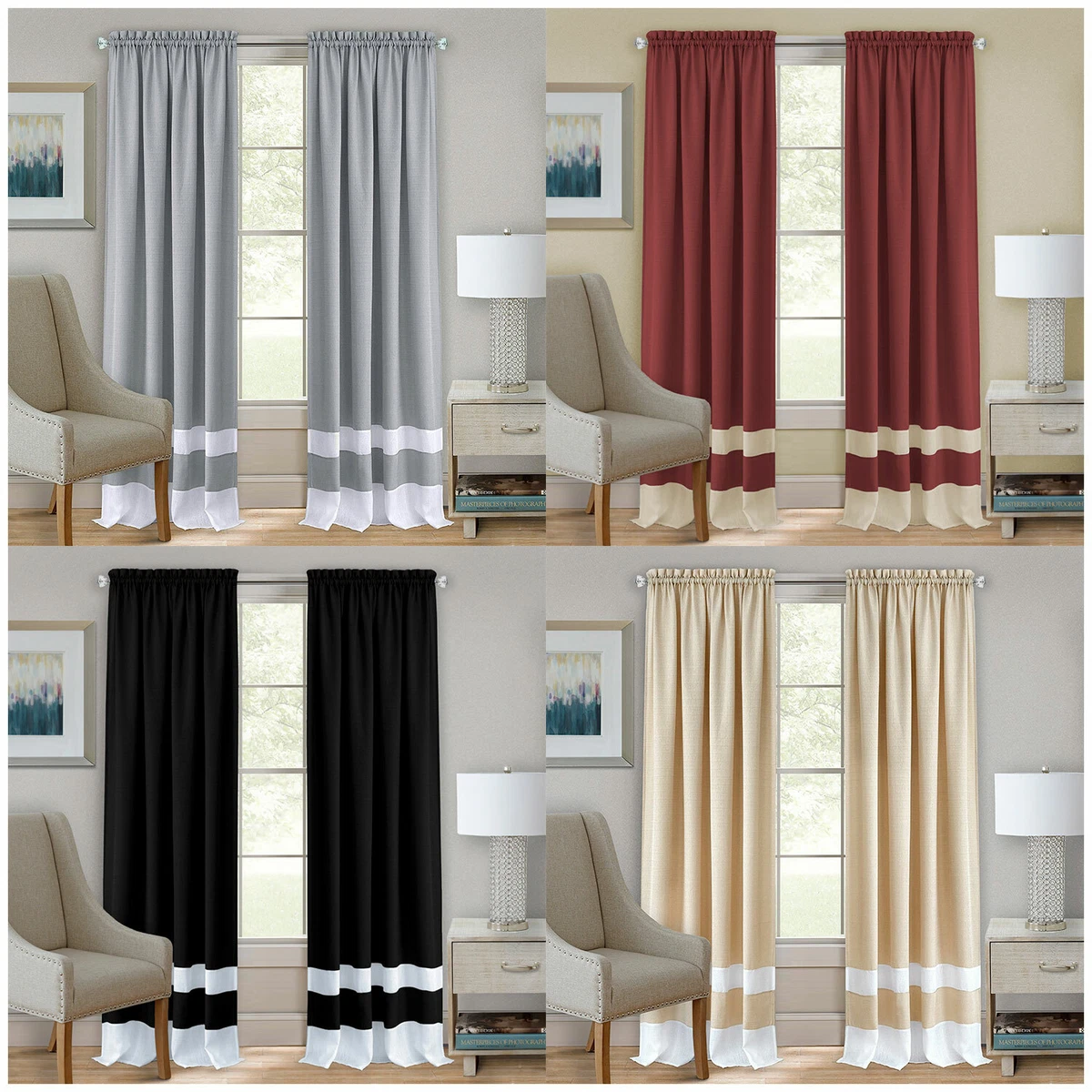 2 window curtains deals