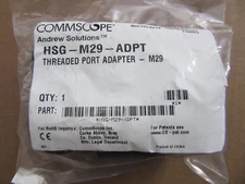1-Pack CommScope Andrew HSG-M29-ADPT Threaded Port Adapters M29 NEW!!! Free Ship