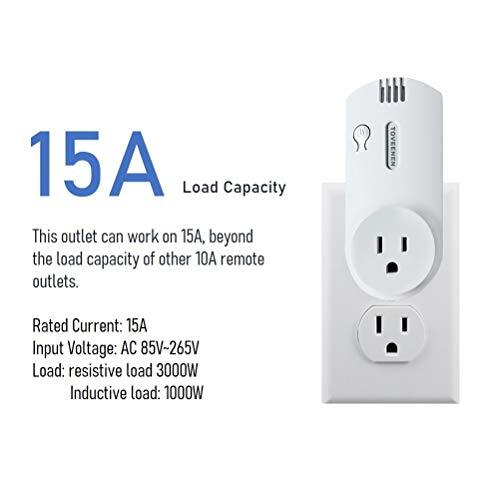 Remote Control Outlet 500Ft~1000Ft Ultra Long Range 15A Wireless Switch ...