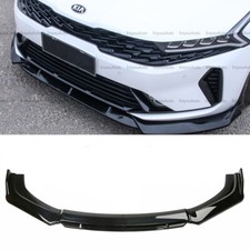 For Kia Forte Front Bumper Lip Spoiler Splitter Diffuser Gloss Black For Kia Forte Front Bumper Lip Spoiler Splitter Diffuser Gloss Black