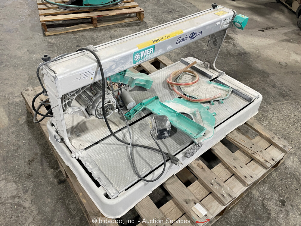 2017 Imer COMBICUT 250VA 10" Electric Tile Masonry Saw Wet/Dry Parts