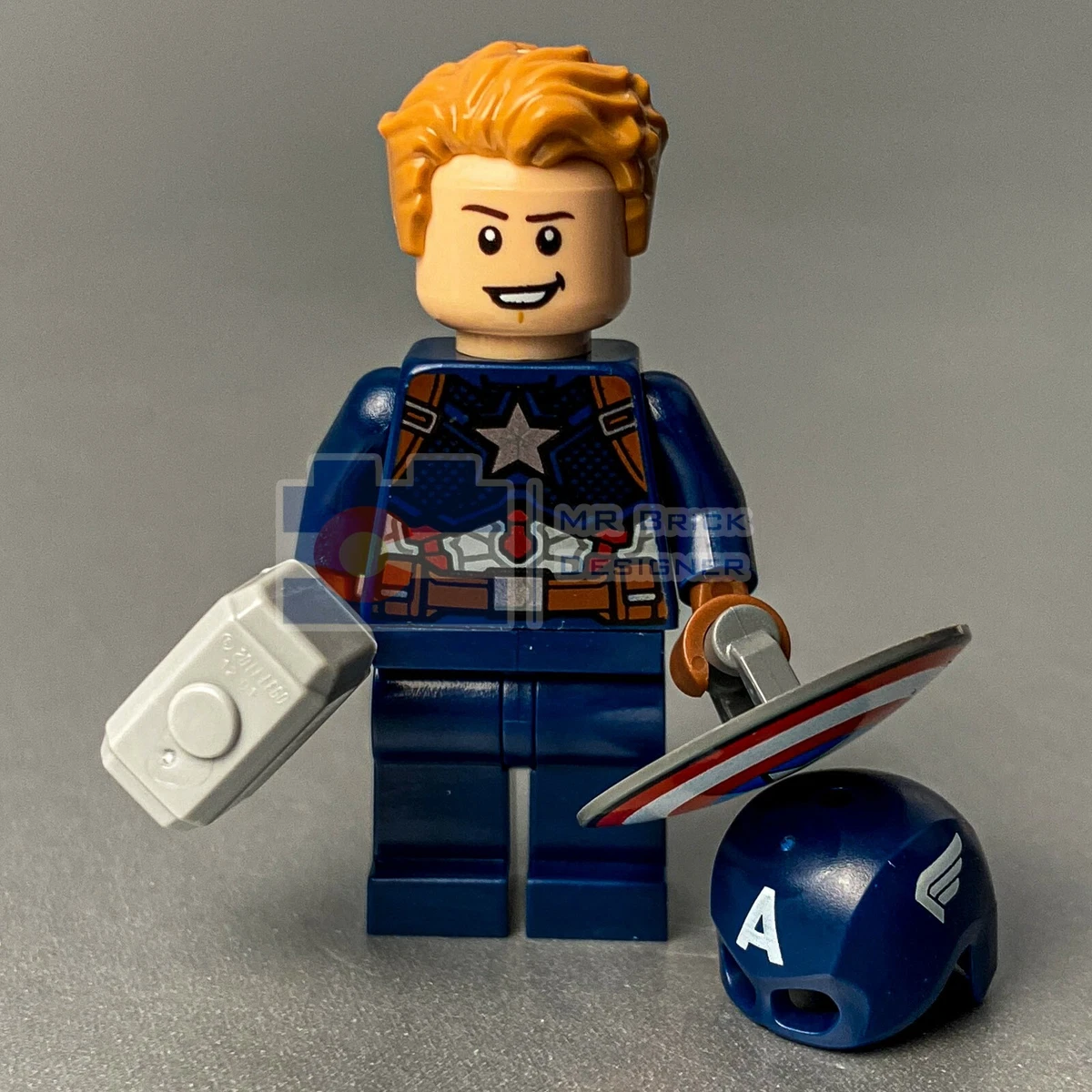 New Captain America Minifigure Marvel Super Heroes Lego Avengers 76192