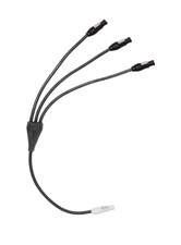 Power Cable 1 Powercon B Gray to Fanout 3 True 1 Female Connector 30 ft 12 AWG