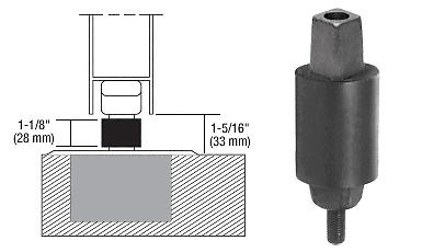 CRL CRL9050S28 1-1/8" Collar Height "Mab" Type Spindle - Picture 4 of 4