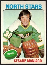 1975-76 Topps Cesare Maniago #261 Minnesota North Stars 