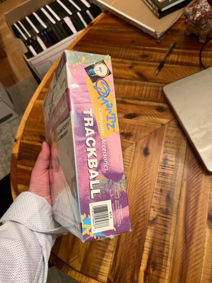 VTG SMARTZ WT-5 TRACKBALL MOUSE FOR IBM / OTHER PC/XT/AT COMPUTERS new sealed - Image 2 of 4