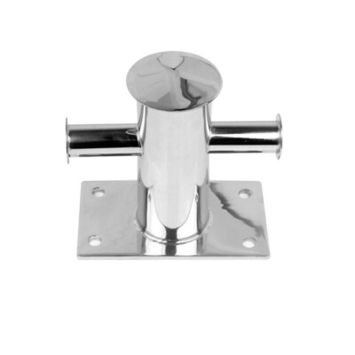 ISURE MARINE Single Cross Bollard Mooring Bitt Cleat Stainless Steel For Boat
