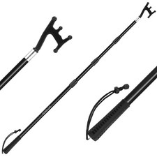 Telescopic Boat Hook for Docking 4FT-12.8FT Extension Pole Hook Push Stick fo...
