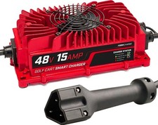 FORM 15 AMP EZGO RXV  TXT 48V Golf Cart Battery Charger, Triangle-V2-03 Plug