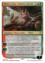 Minsc & Boo, Timeless Heroes 0088 White Border Mystery Booster 2