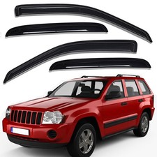 For 2005-2010 Jeep Grand Cherokee Tape-on Window Visors Rain Guards Vent Shade For 2005-2010 Jeep Grand Cherokee Tape-on Window Visors Rain Guards Vent Shade