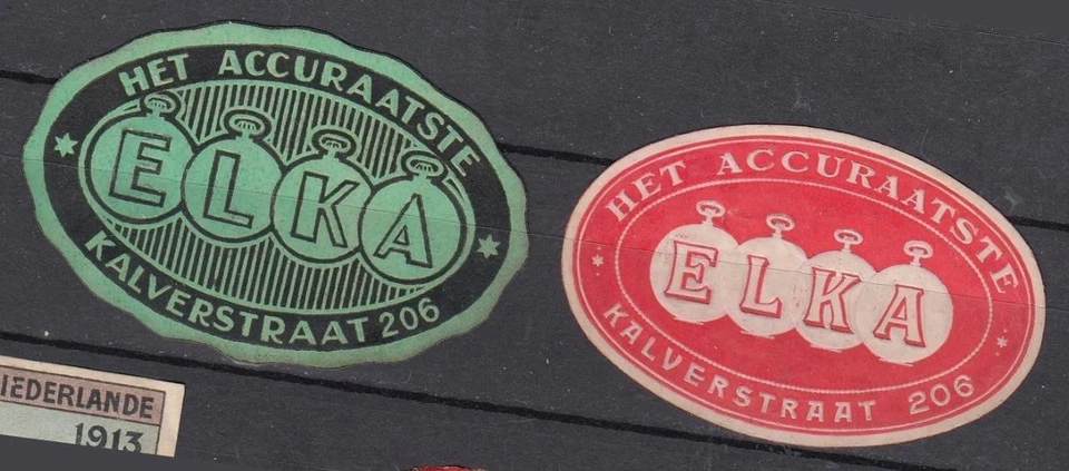 Países Bajos Cenicientas #114 - Relojes Elka Amsterdam - Imagen 1 de 1