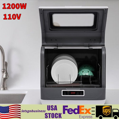 #ad #ad Large Capacity Portable Countertop Dishwasher 3 Washing Programs 800w 110V $93.24