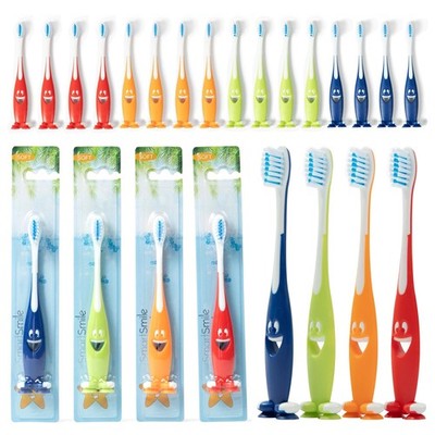 SmartSmile 72 Pcs Bulk Junior 72 Count (Pack of 1), Child-friendly Colors 