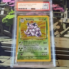 PSA 9 Nidoking 11/102 Holo Base Set Unlimited Pokémon Card on eBay