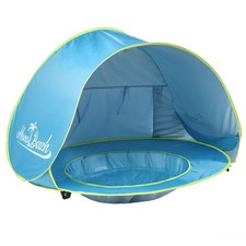 Monobeach Baby Beach Tent Pop Up Portable Shade Pool UV Small, Blue