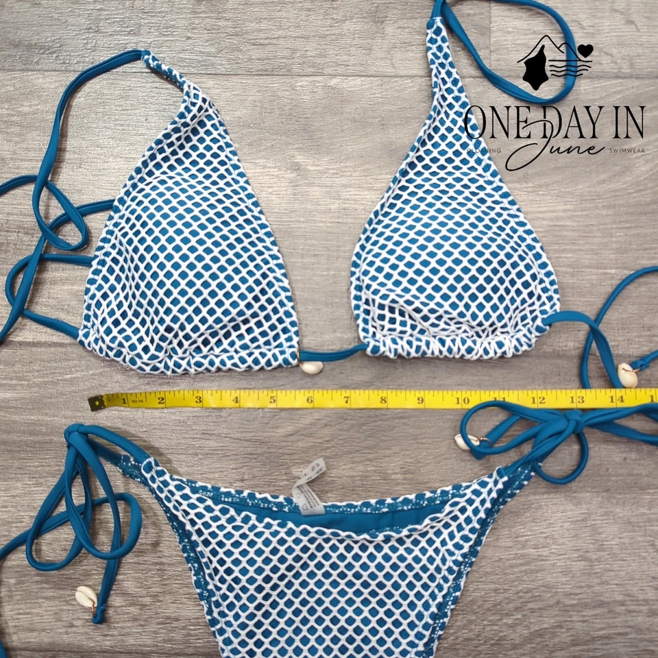 Traje de baño bikini Zaful con lazo trasero talla M Foto 2 de 4