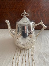 WMF théière métal argenté  silver plated Tea pot Belle époque Art Nouveau 1900
