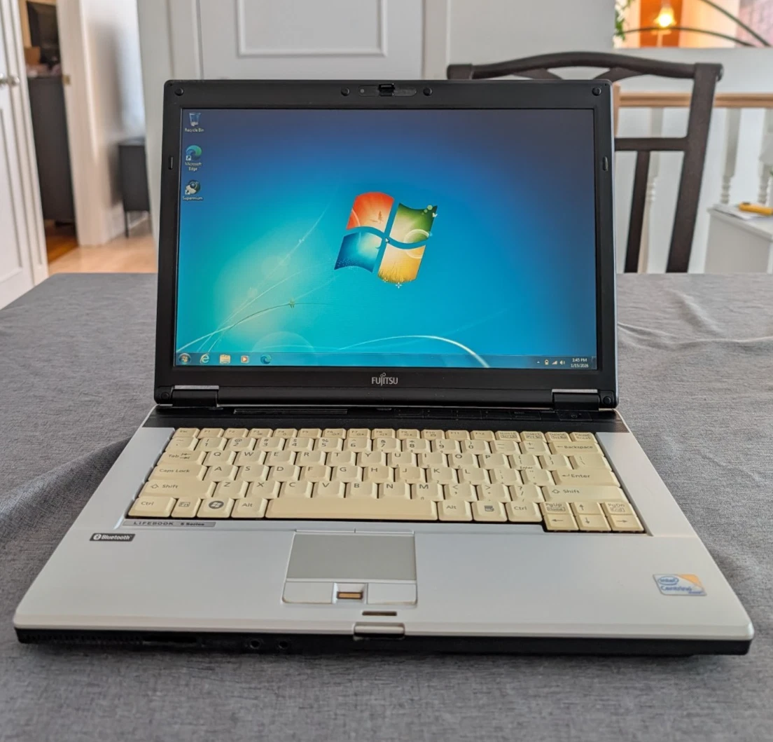 Fujitsu Intel Core 2 Duo 4 GB RAM PC Laptops & Netbooks for sale