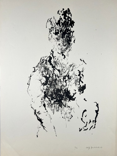 🎨 Wolff Buchholz Etching Signed 3/10 Abstract Informal Graphic 1963 54cm