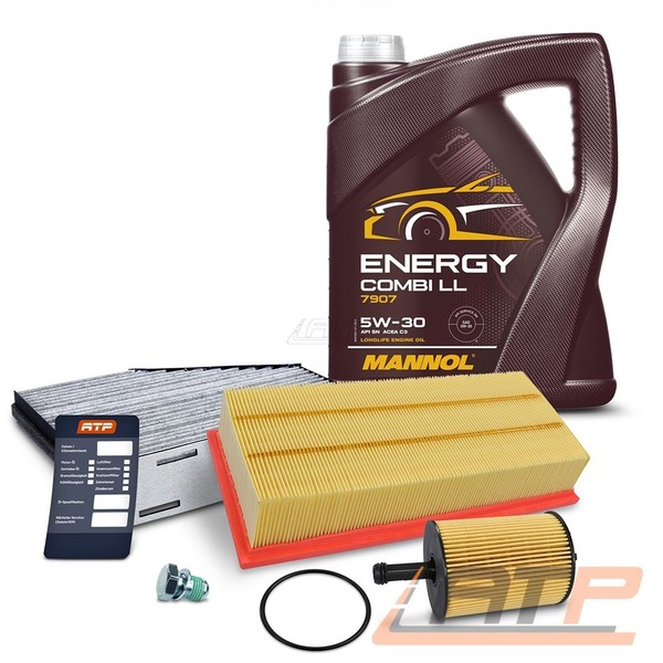 Inspektionspaket Filterset FÜR Audi A3 Seat Skoda VW Golf 5 6 Passat 3C 1.9 2.0-image