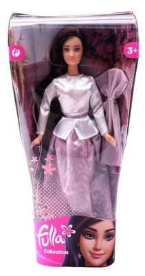 NEU UND VERPACKT Fulla Collection islamische asiatische Modepuppe Bluse Rock Hijab Weihnachten
