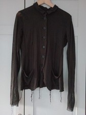 Rundholz black label chocolate cotton mesh jacket shirt M with rundholz booklet