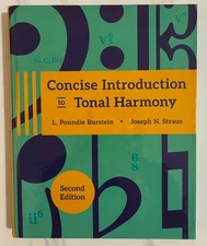 Concise Introduction to Tonal Harmony 2nd Edition, L.P. Burstein and J.N. Straus